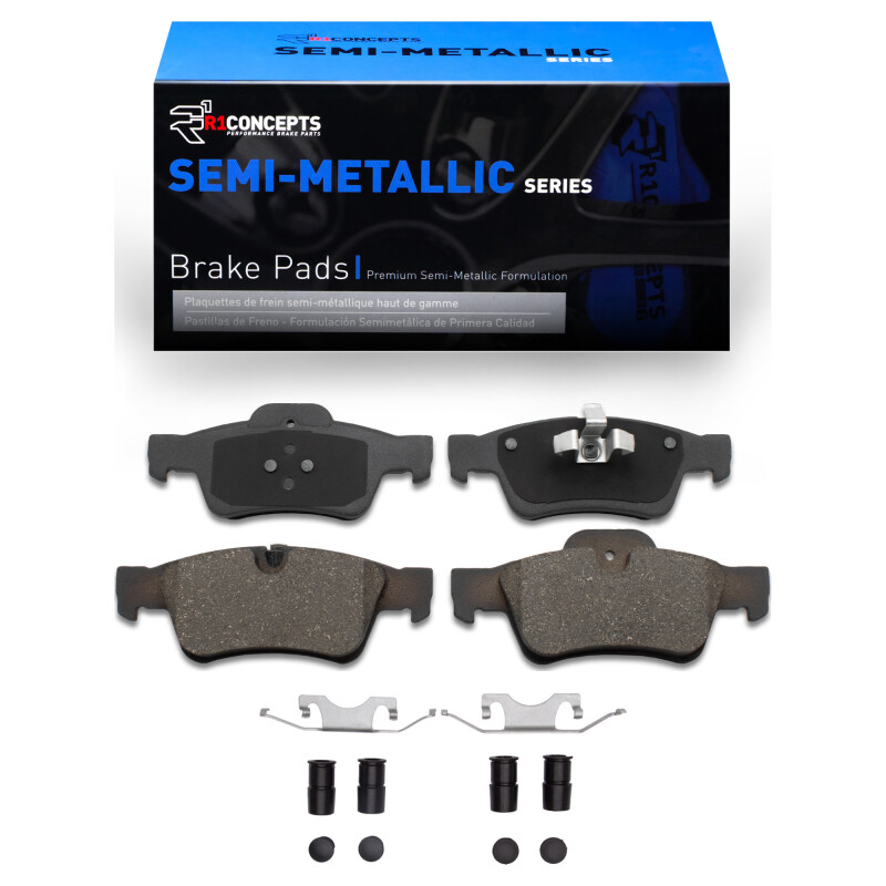 Mercedes-Benz ML450 Brake Pads - Rear - R1 Concepts - Semi Met - `05-`18 Mercedes-Benz ML450 Brake Pads - Rear - R1 Concepts - Semi Met - `05-`18